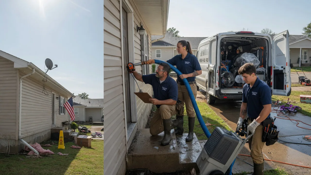 Ceiling Water Damage Restoration in Seymour, MO near me